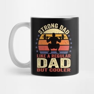 Strong Dad Workout Weight Lifting Mug